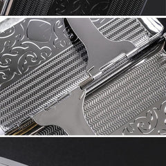 20pcs Metal Ultra Thin Cigarette Case Pressure Proof Metal Iron Case
