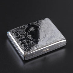 20pcs Metal Ultra Thin Cigarette Case Pressure Proof Metal Iron Case