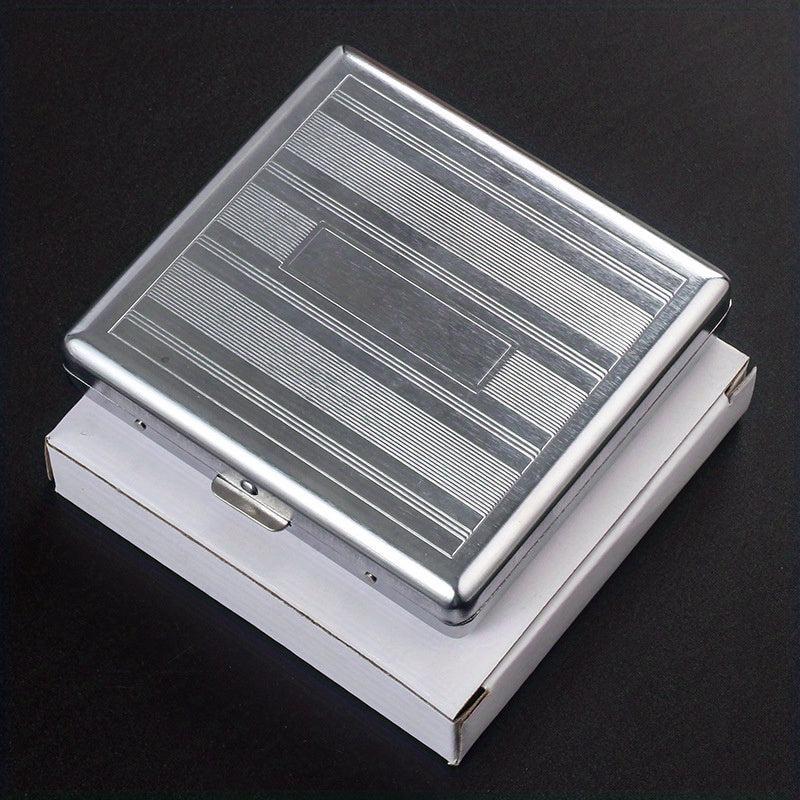 Vintage Cigarette Case Double Sided Spring Clip Open Pocket Bracket