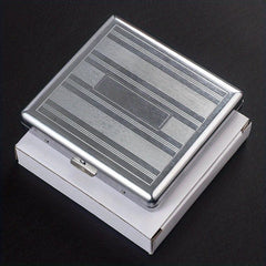 Vintage Cigarette Case Double Sided Spring Clip Open Pocket Bracket