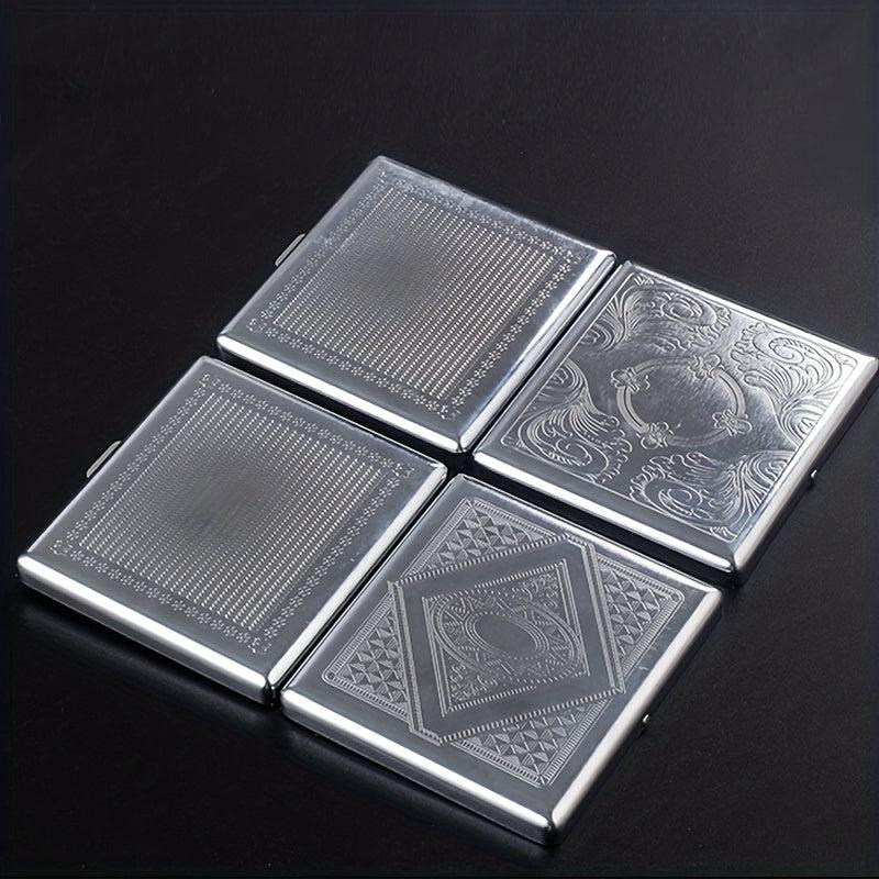 Vintage Cigarette Case Double Sided Spring Clip Open Pocket Bracket