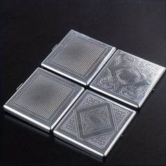 Vintage Cigarette Case Double Sided Spring Clip Open Pocket Bracket