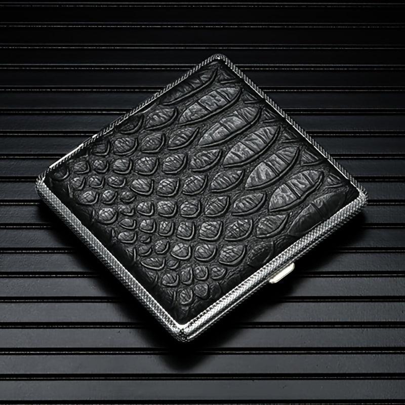 1pc Leather Storage Case Portable Holder Box Household Gadget