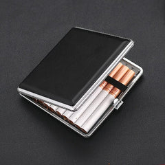 1pc Leather Storage Case Portable Holder Box Household Gadget