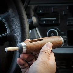 Wooden Car Ashtray Non Dropping Ashtray Portable Car Smoking