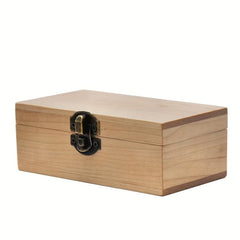 Wooden Herb and Smoking Accessories Storage Box with Grinder and Paper Slots