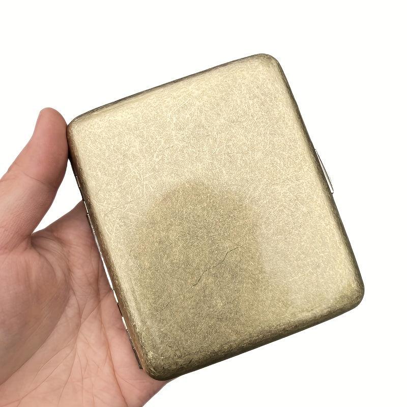 Bronze Cigarette Storage Case Automatic Portable Box