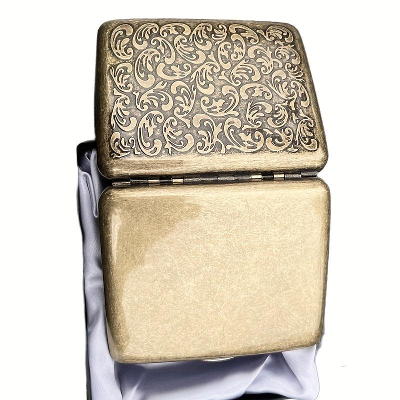 Bronze Cigarette Storage Case Automatic Portable Box