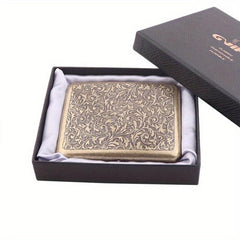 Bronze Cigarette Storage Case Automatic Portable Box
