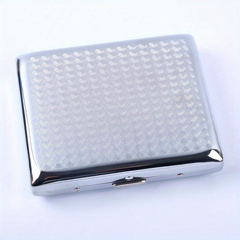 Metal Cigarette Case for 20 Cigarettes - Stylish Gift for Smokers