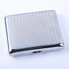 Metal Cigarette Case for 20 Cigarettes - Stylish Gift for Smokers