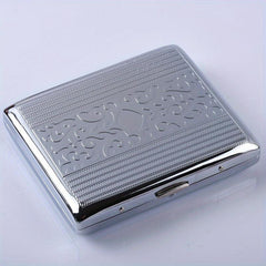 Metal Cigarette Case for 20 Cigarettes - Stylish Gift for Smokers