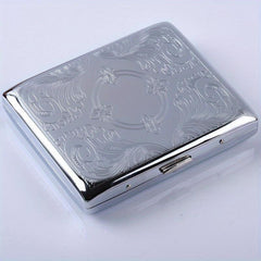 Metal Cigarette Case for 20 Cigarettes - Stylish Gift for Smokers