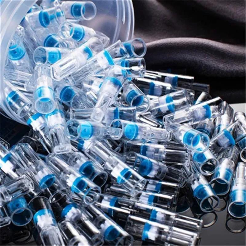 50pcs Disposable Transparent Smoking Filter Tobacco Shredded Tar Filter Holder