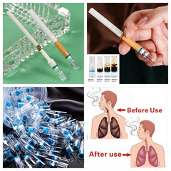 50pcs Disposable Transparent Smoking Filter Tobacco Shredded Tar Filter Holder