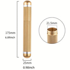 Portable Aluminum Cigar Tube to Keep Cigars Fresh