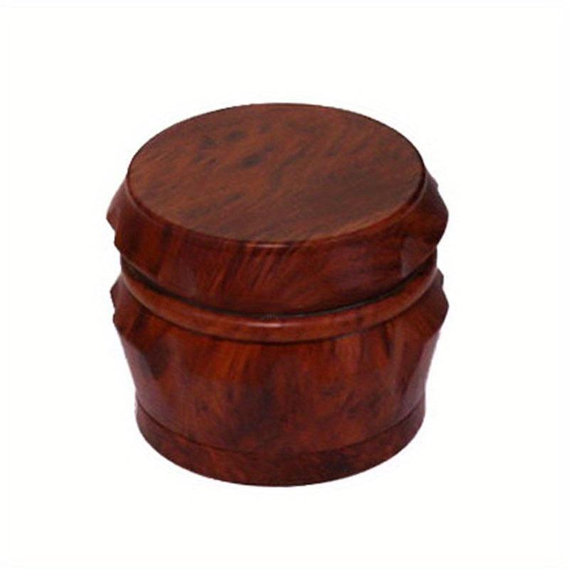 Four layer Walnut Wood Resin Drum Metal Diamond Tooth Grinder