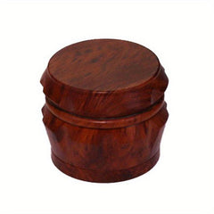 Four layer Walnut Wood Resin Drum Metal Diamond Tooth Grinder
