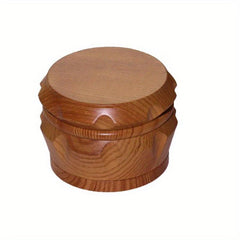 Four layer Walnut Wood Resin Drum Metal Diamond Tooth Grinder