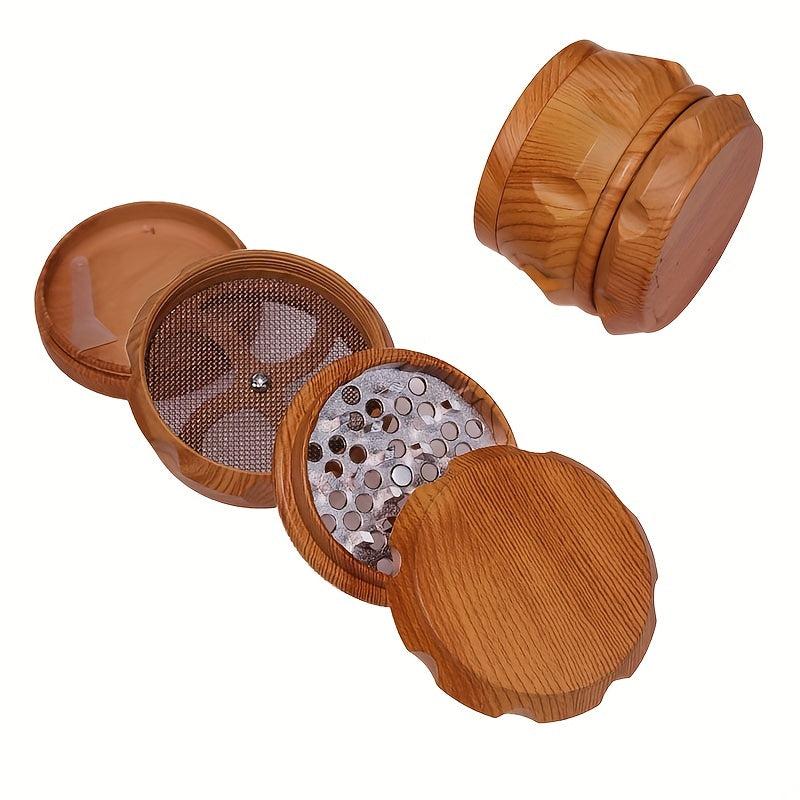 Four layer Walnut Wood Resin Drum Metal Diamond Tooth Grinder