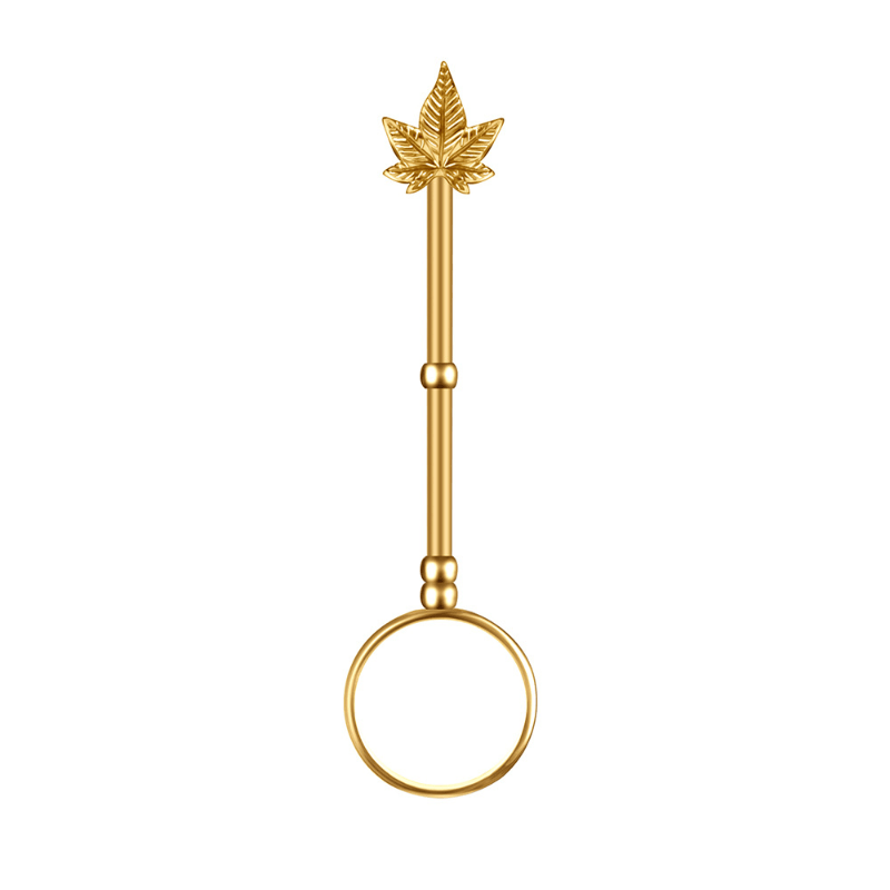 Maple Leaf Smoking Finger Ring Tobacco Holder
