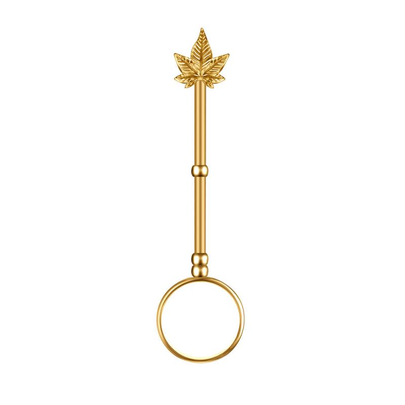 Maple Leaf Smoking Finger Ring Tobacco Holder