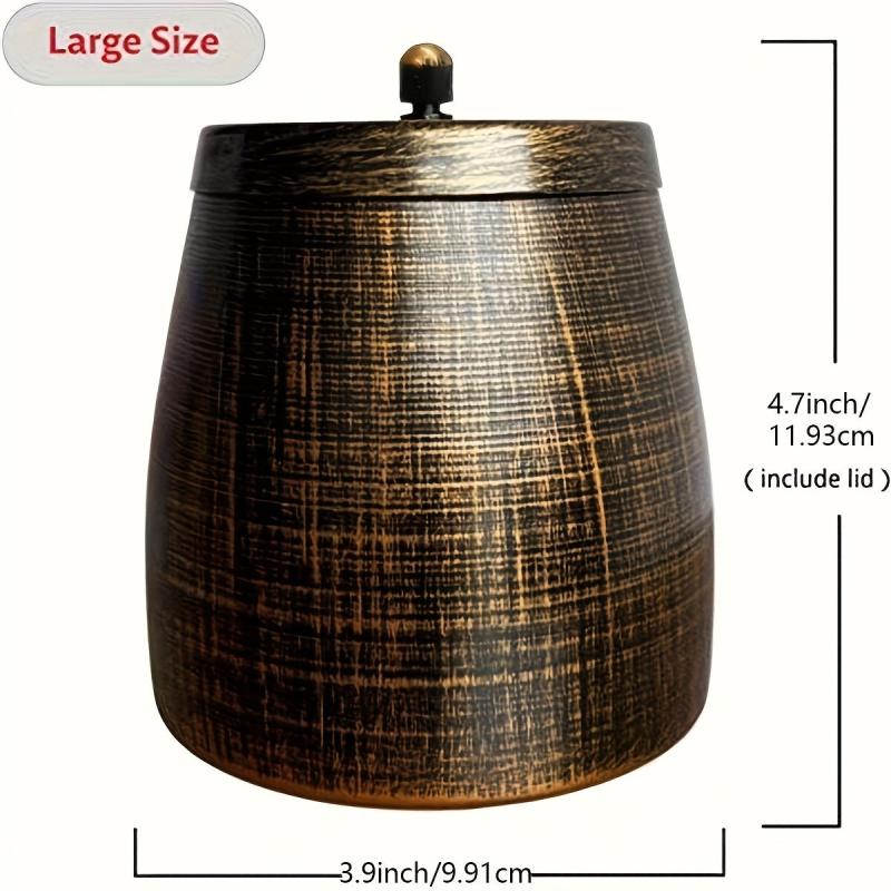 Large Outdoor Ashtray with Lid for Cigarettes