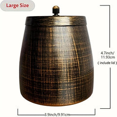 Large Outdoor Ashtray with Lid for Cigarettes