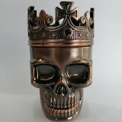 Crown Skull 3 Layer Grinder Spice Crusher Kitchen Supplies