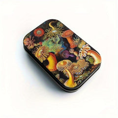 Portable Metal Storage Box Creative Flip Container Home Outdoor Travel Gadget