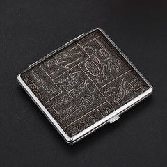 Leather Storage Case Holds 20 Pieces Portable Holder