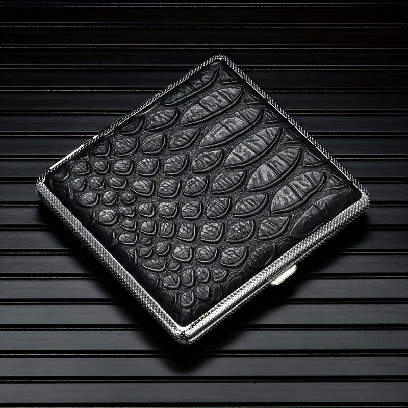 Leather Storage Case Holds 20 Pieces Portable Holder