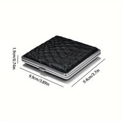 Leather Storage Case Holds 20 Pieces Portable Holder
