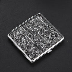 Leather Storage Case Holds 20 Pieces Portable Holder