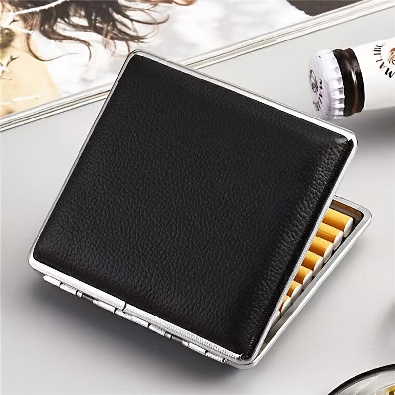 Leather Storage Case Holds 20 Pieces Portable Holder