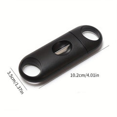 Stainless Steel Cigar Cutter 22mm Guillotine with Accessories