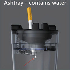 Car Ashtray Anti flying Ash Funnel With Cover Windproof Ashtray Office Home Gift