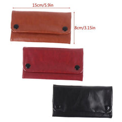 Leather Tobacco Bag Portable Cigarette Rolling Pipe Bag Tobacco Pouch Case