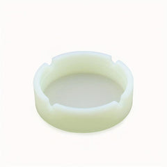 Luminous Round Ashtray with Silicone Material