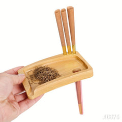 Bamboo Rolling Tray Multifunctional Serving Tray Household Gadgets