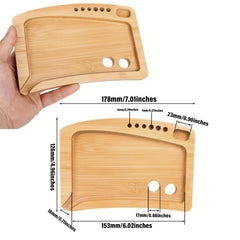 Bamboo Rolling Tray Multifunctional Serving Tray Household Gadgets