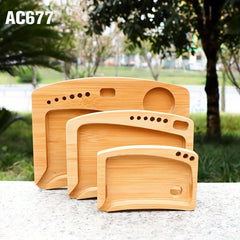 Bamboo Rolling Tray Multifunctional Serving Tray Household Gadgets