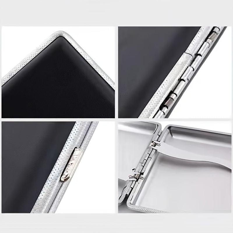 Leather 20 Cigarettes Storage Box Portable Cigarette Holder