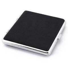 Leather 20 Cigarettes Storage Box Portable Cigarette Holder
