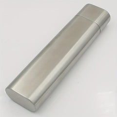 2pcs Stainless Steel Cigar Tube Wine Funnel 2oz Thickened Wine Jug