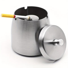 Windproof Ashtray With Lid Non-slip Base Decorative Astray for Home Hotel Bar