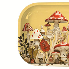 Creative Pattern Rolling Tray Metal Wake Up Tray