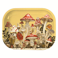 Creative Pattern Rolling Tray Metal Wake Up Tray