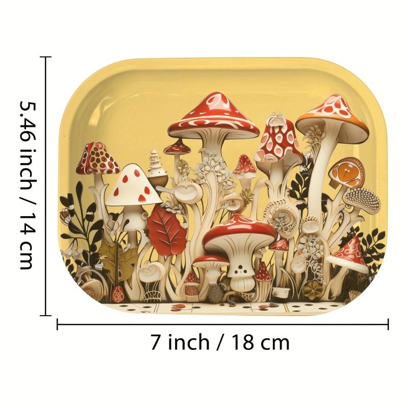 Creative Pattern Rolling Tray Metal Wake Up Tray