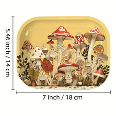 Creative Pattern Rolling Tray Metal Wake Up Tray